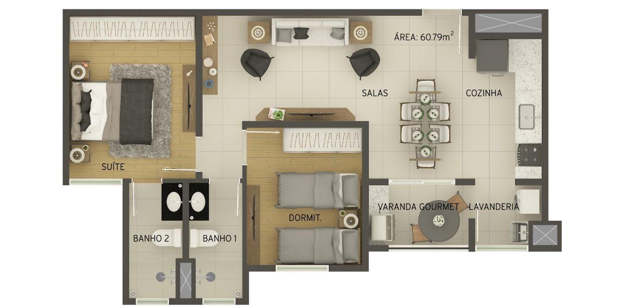 Manai Residence, Apartamento para Venda em Indaiatuba SP
